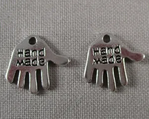 50% OFF!! "Handmade" Charm Silver Tone 26pcs (1842)