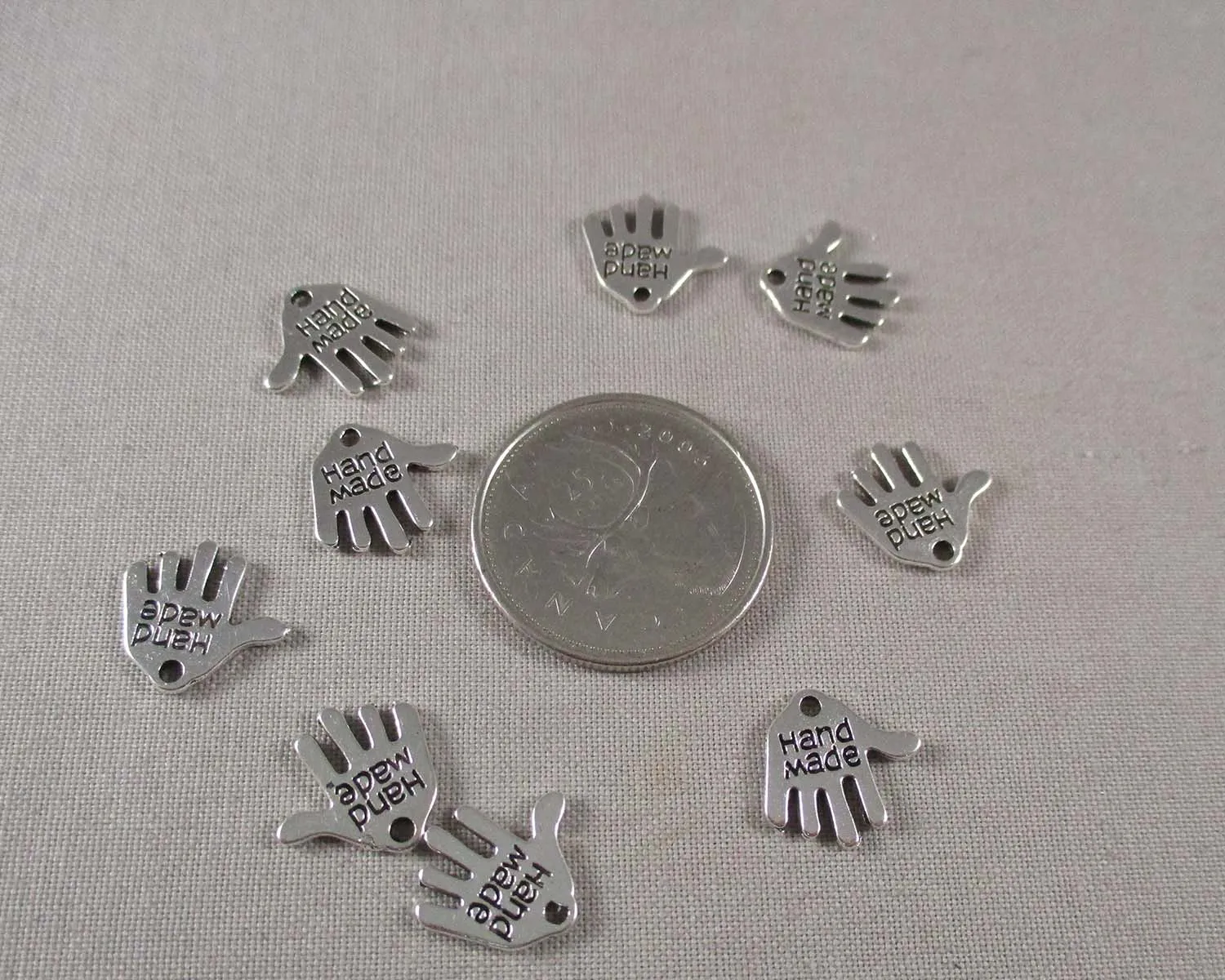 50% OFF!! "Handmade" Charm Silver Tone 26pcs (1842)