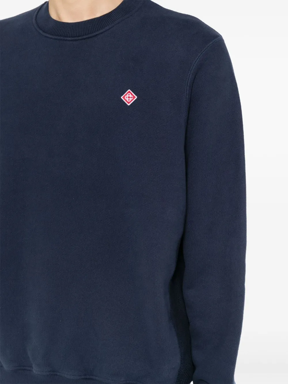 diamond-logo crew-neck sweatshirt