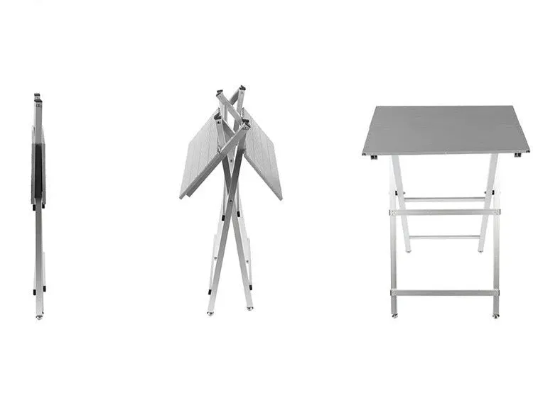 Groomers Competition Show ring-side portable grooming table 1 colour 1 size left super lightweight foldable SILVER only