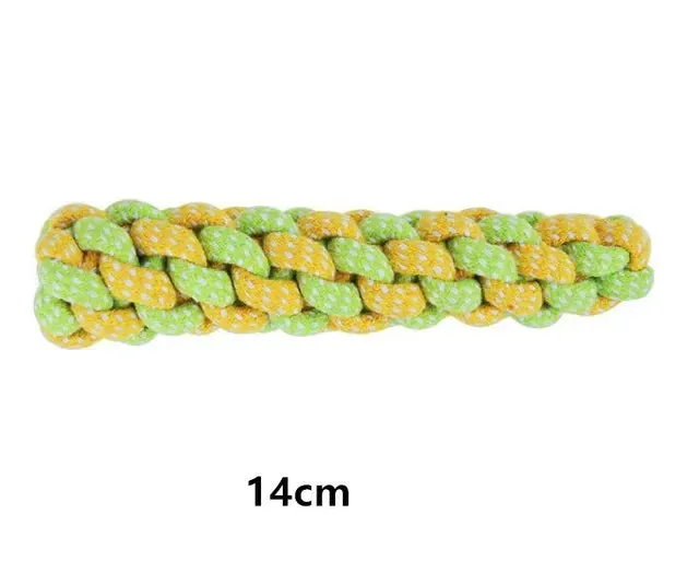 Interactive Cotton Rope Dog Toy Set – Chew, Fetch, and Tug Toys for Dogs of All Sizes