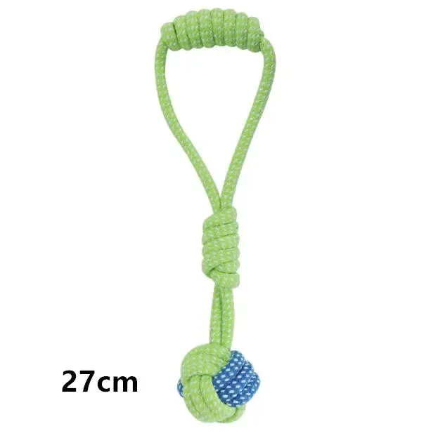Interactive Cotton Rope Dog Toy Set – Chew, Fetch, and Tug Toys for Dogs of All Sizes