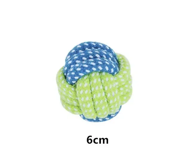 Interactive Cotton Rope Dog Toy Set – Chew, Fetch, and Tug Toys for Dogs of All Sizes