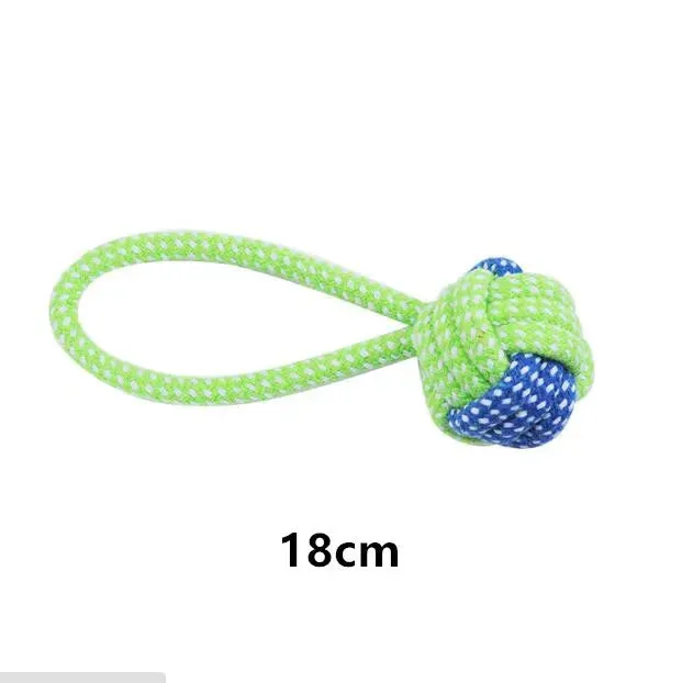 Interactive Cotton Rope Dog Toy Set – Chew, Fetch, and Tug Toys for Dogs of All Sizes