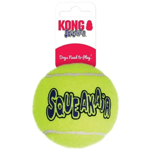 KONG Air Squeaker Tennis Balls for Dogs
