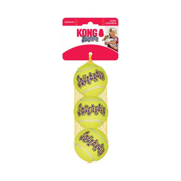 KONG Air Squeaker Tennis Balls for Dogs