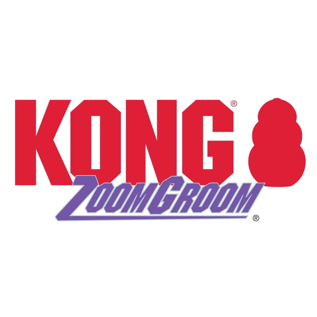 Kong Dog Zoomgroom Multi-use Brush for Grooming Dogs