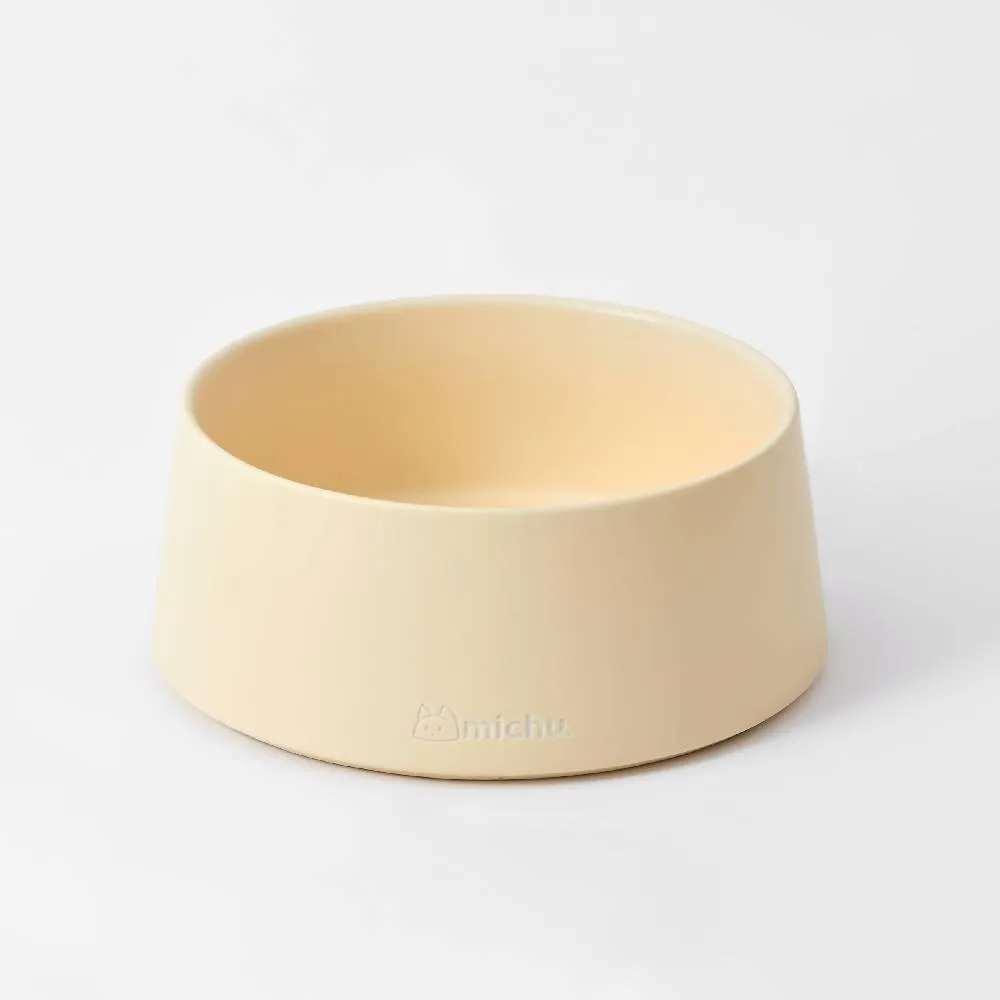 Michu Premium Ceramic Cat Bowl Set for Discerning Owners
