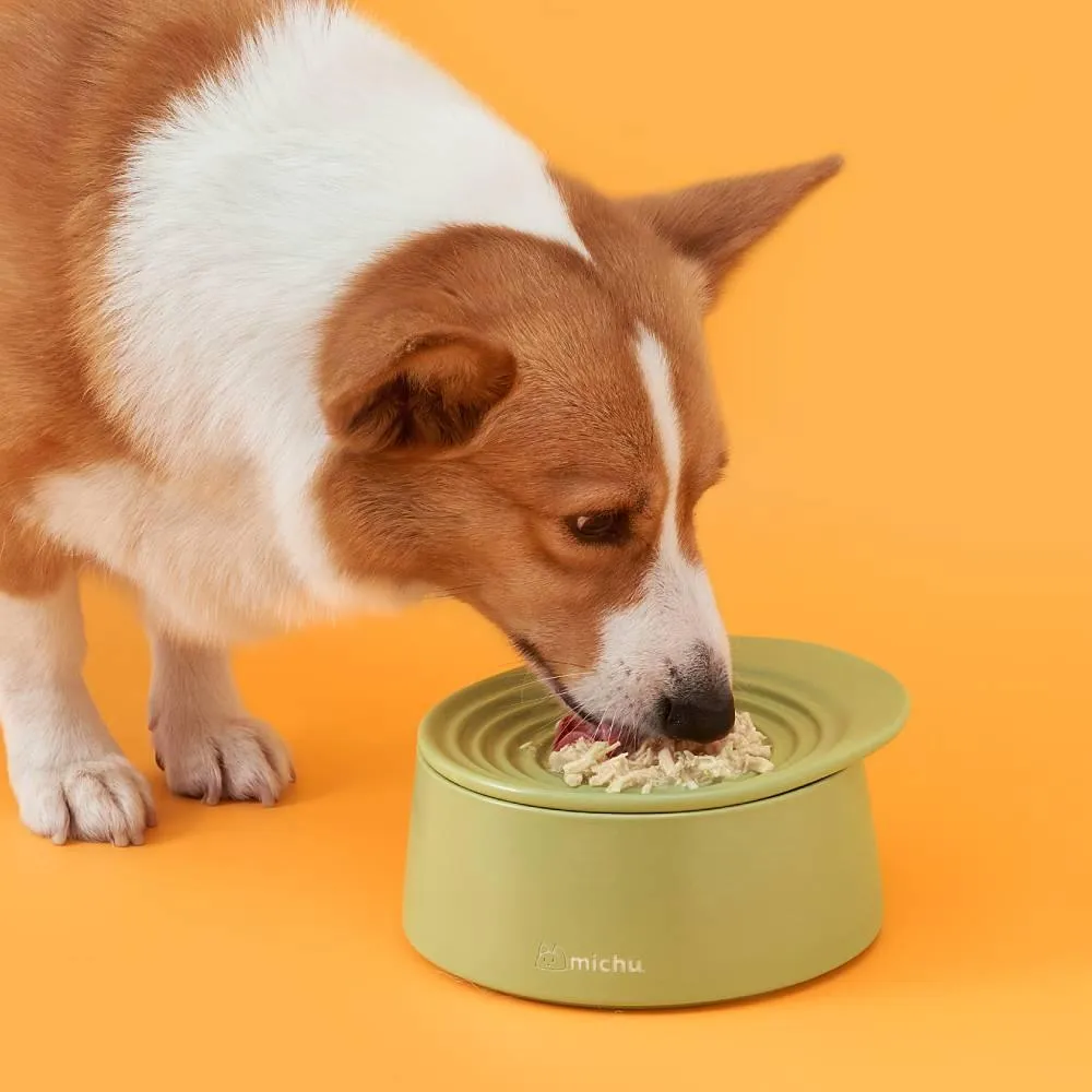 Michu Premium Ceramic Cat Bowl Set for Discerning Owners
