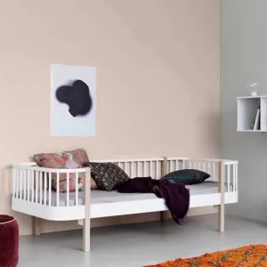 Oliver Furniture - Wood Day Bed in White & Oak