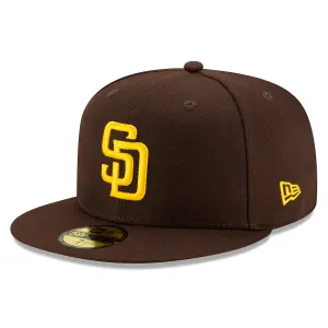 San Diego Padres New Era Brown Authentic Collection On-Field 59FIFTY Fitted Hat