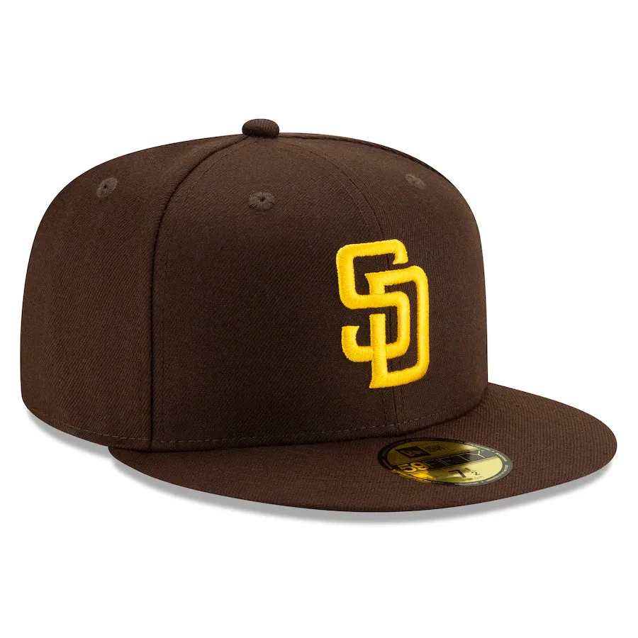 San Diego Padres New Era Brown Authentic Collection On-Field 59FIFTY Fitted Hat