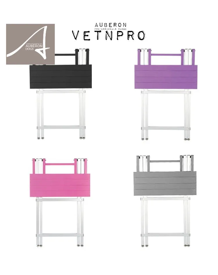 SOLD Out Aluminium Groomers Competition, Show ring-side portable grooming table 4 colours 2 sizes super lightweight foldable
