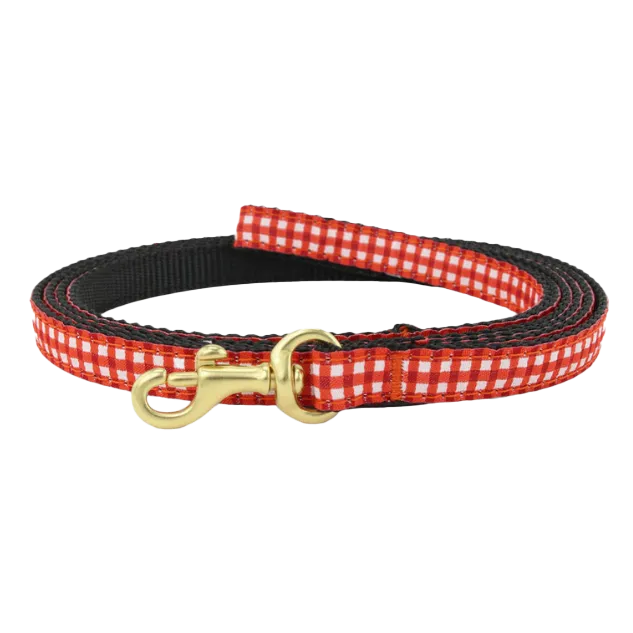 Teacup Leash | Red Gingham