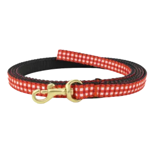 Teacup Leash | Red Gingham