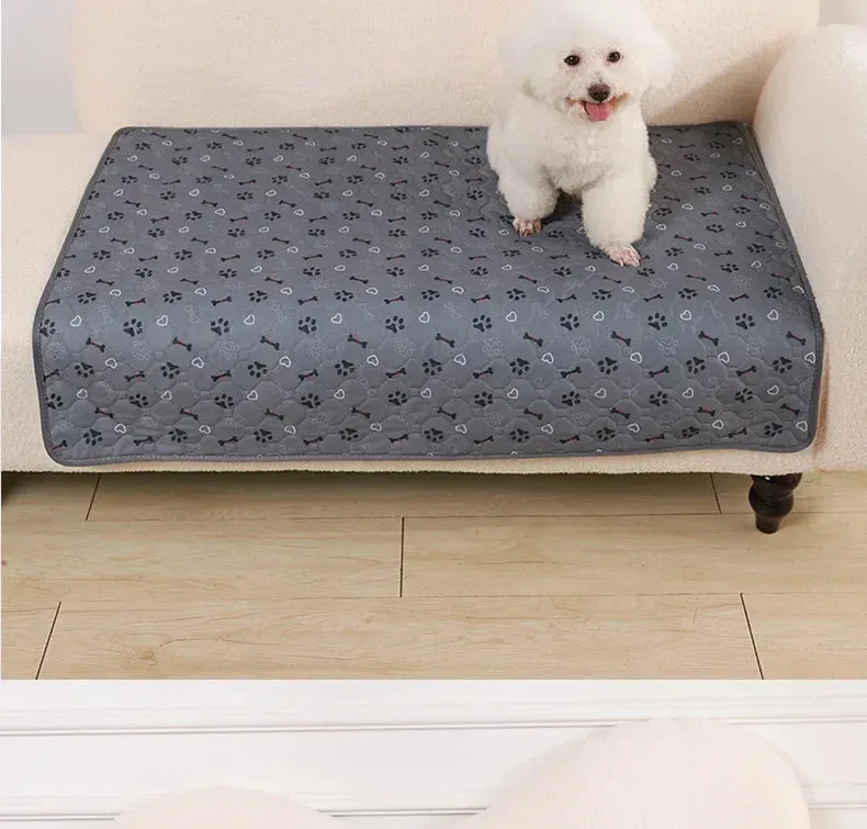 Washable and Reusable Dog Pee Pad - Multi-Use Training Mat for Pets