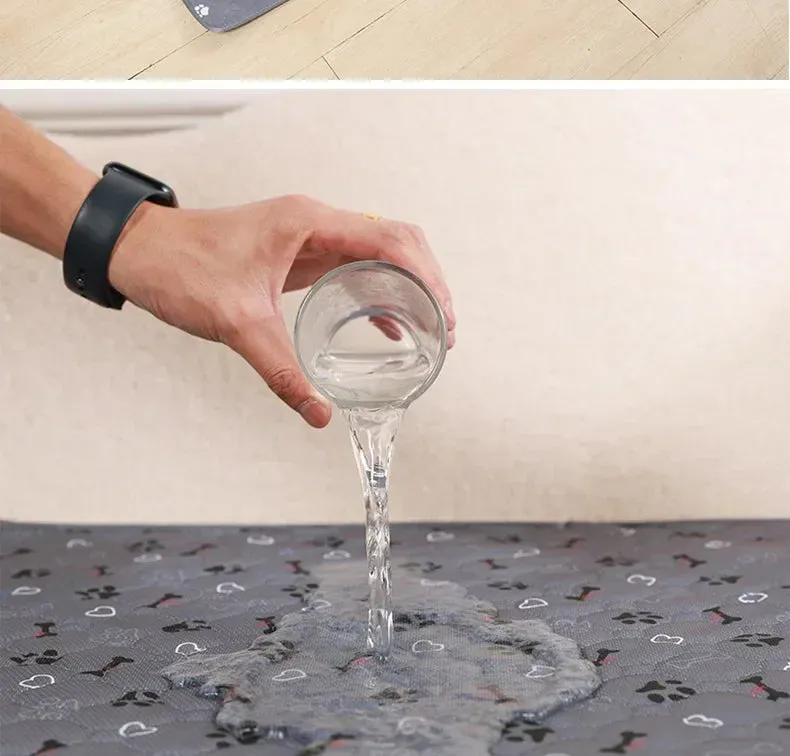 Washable and Reusable Dog Pee Pad - Multi-Use Training Mat for Pets