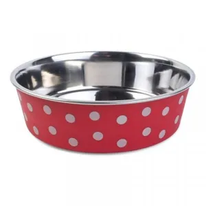 Zoon Red 17cm Polka Dot Bella Bowl